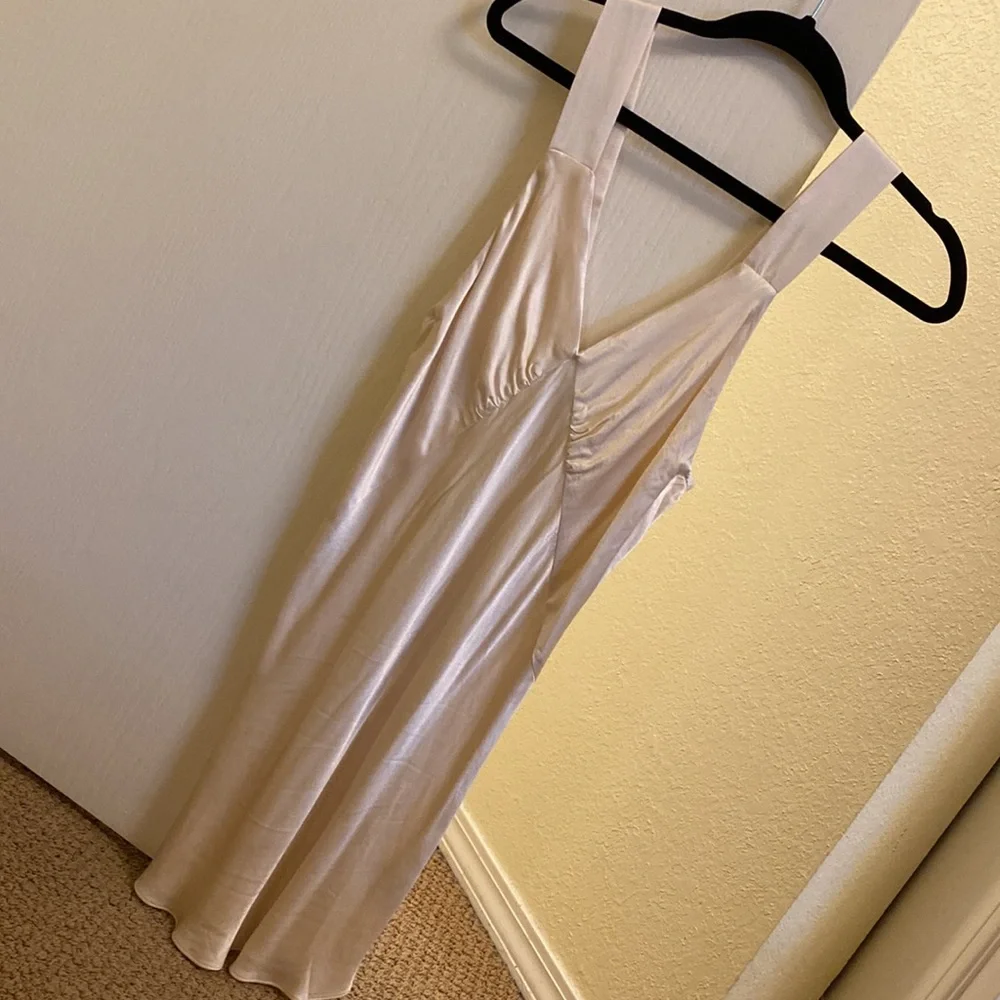 White Satin Dress from Shana Joy - Picture 5 of 6